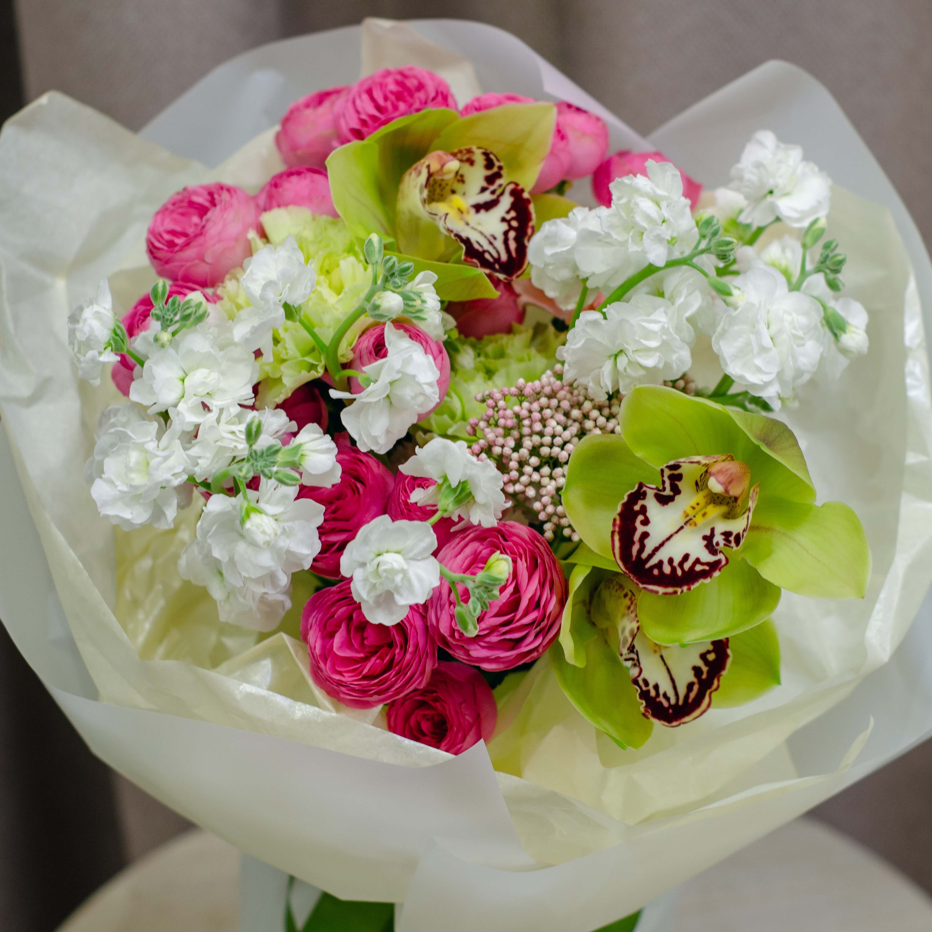 Букет "Мята и малина"