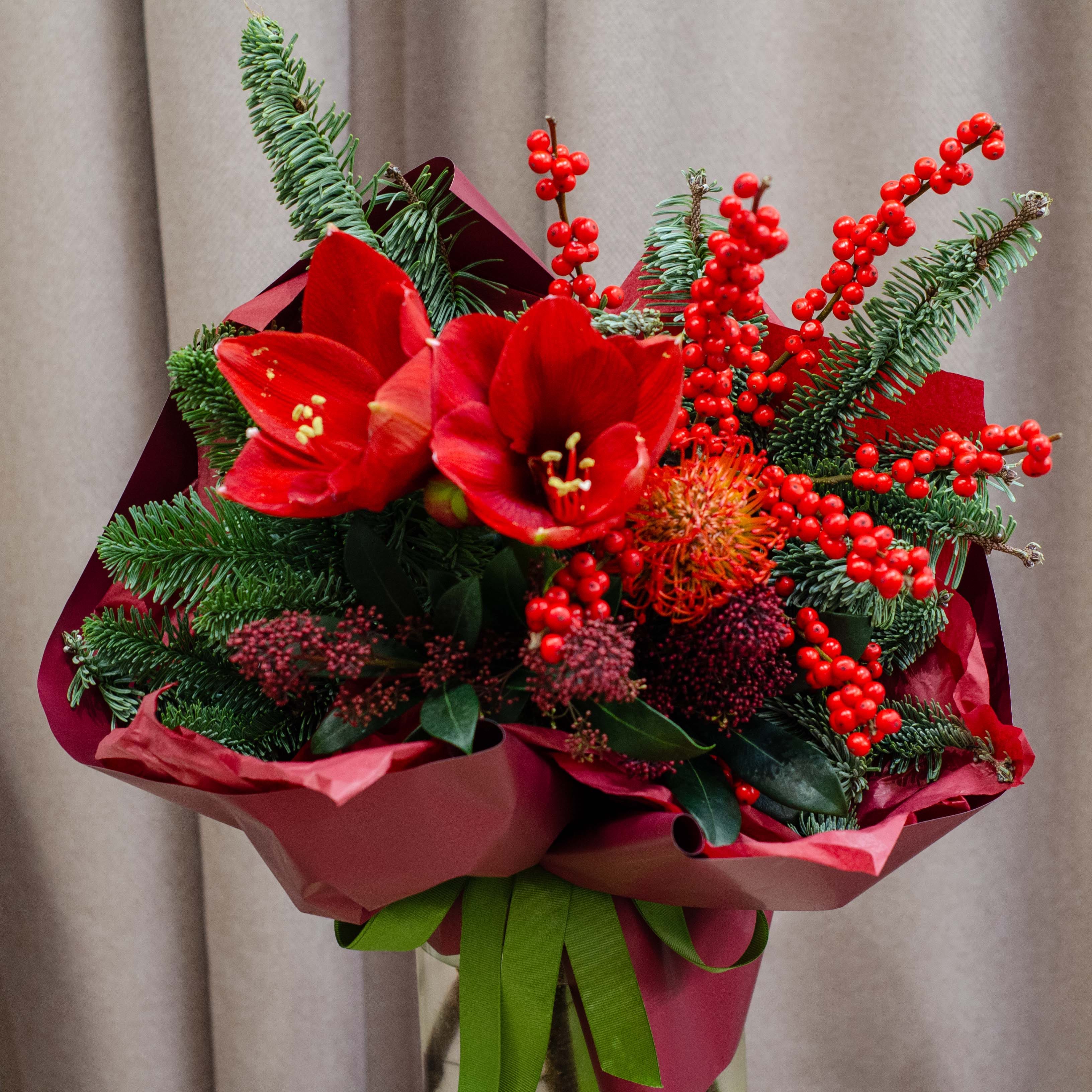 Зимний букет &quot;Салют&quot;