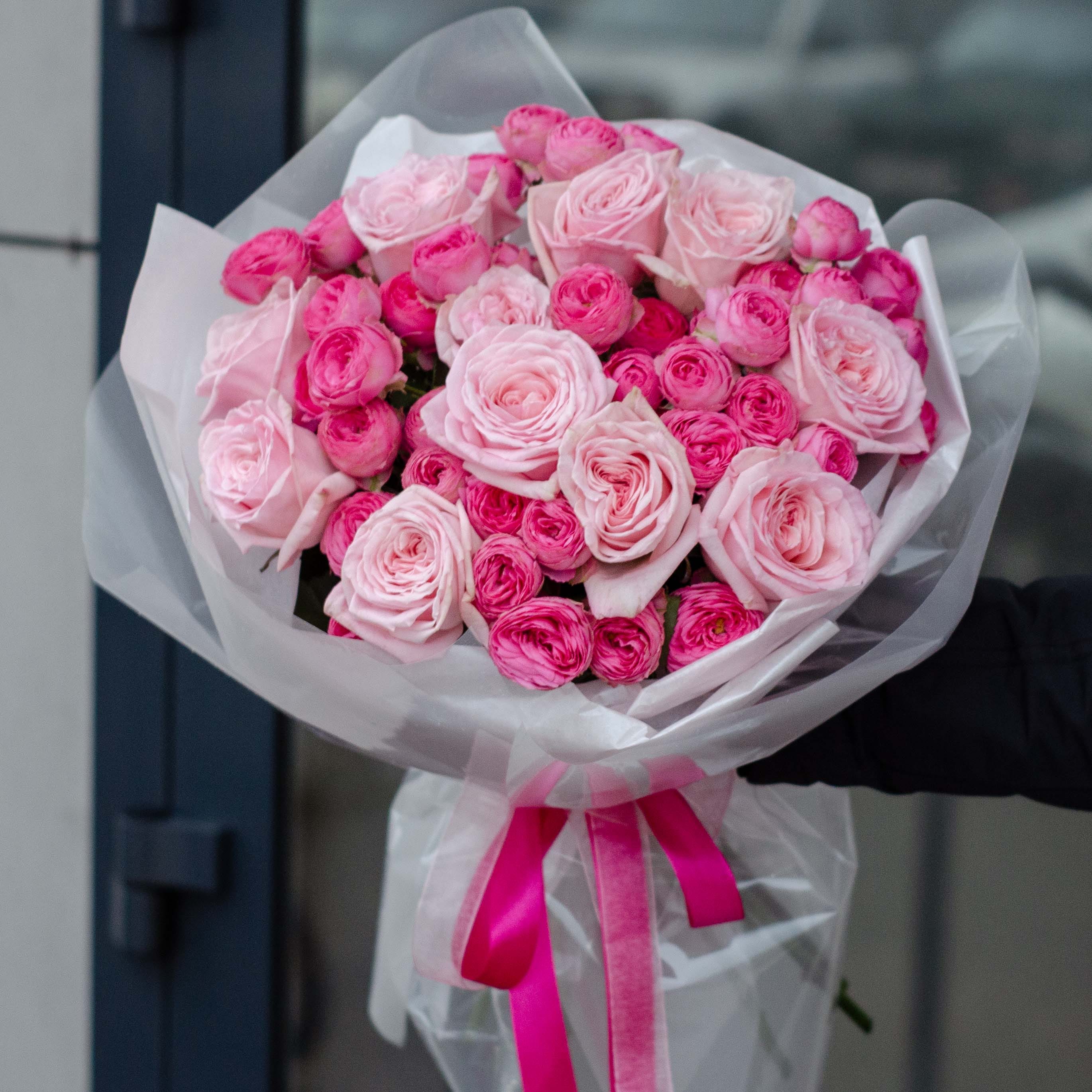 Букет «Розовое вино»