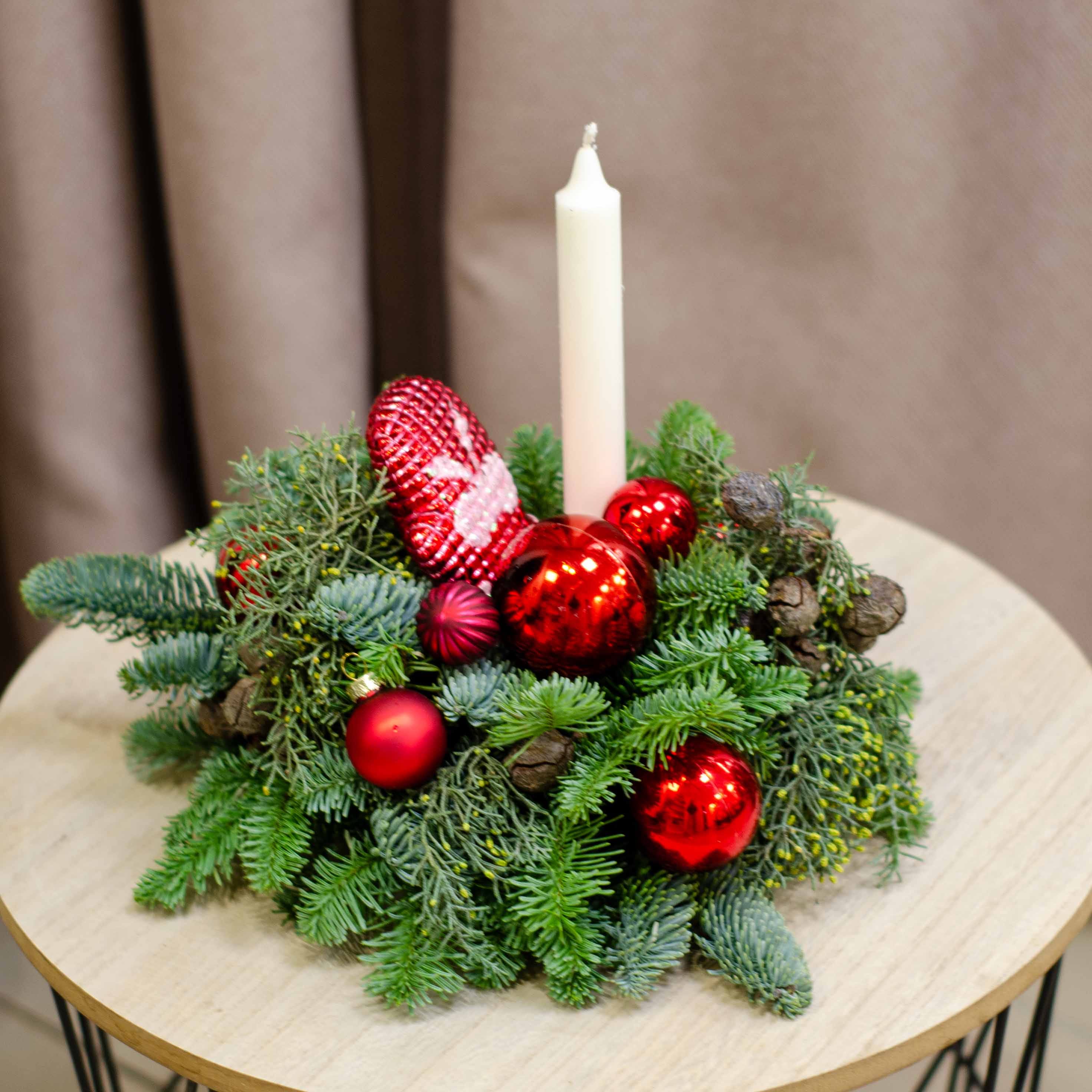 Зимняя композиция "Руковичка"