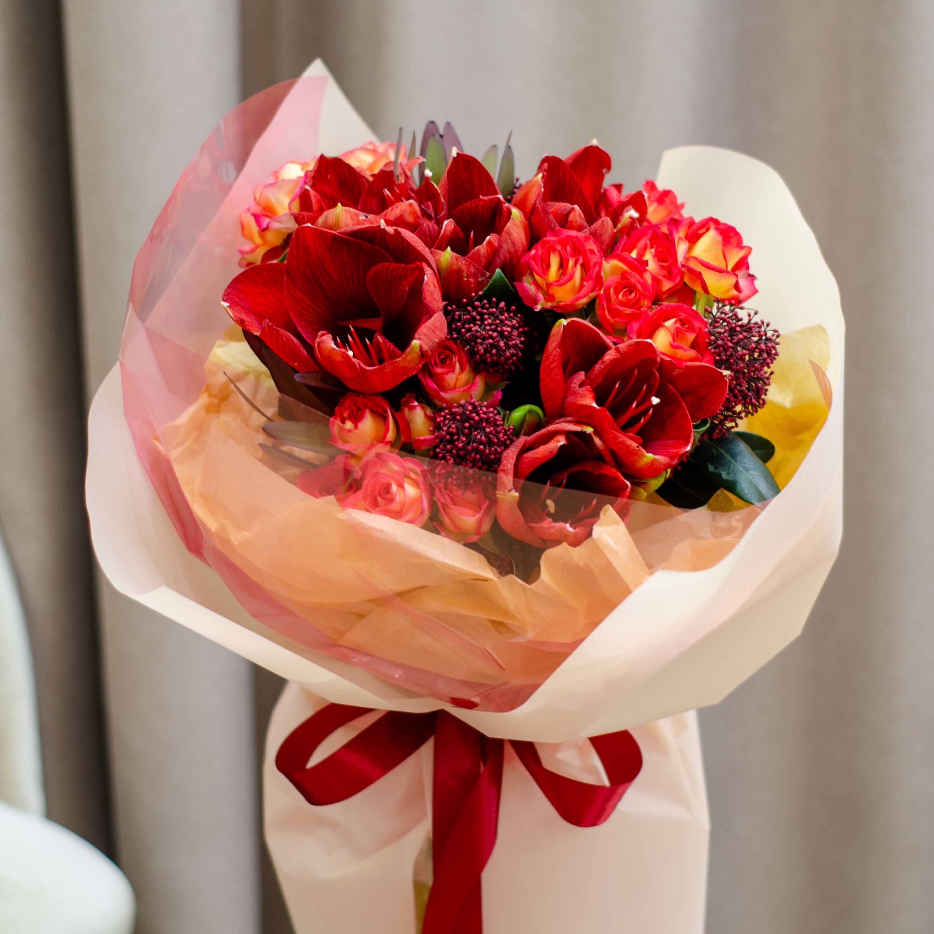 Букет "Горящий закат"