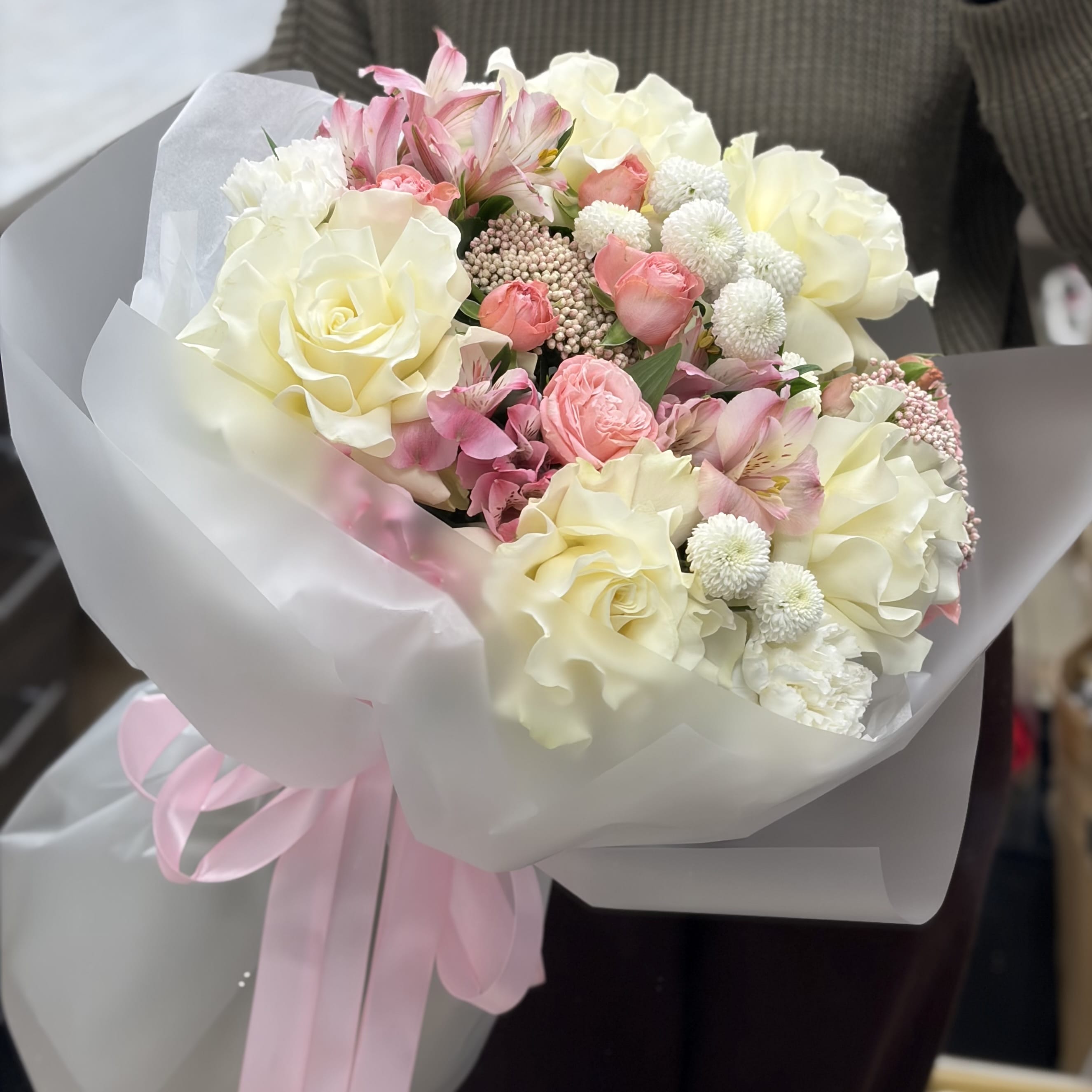 Букет «Белый рассвет»