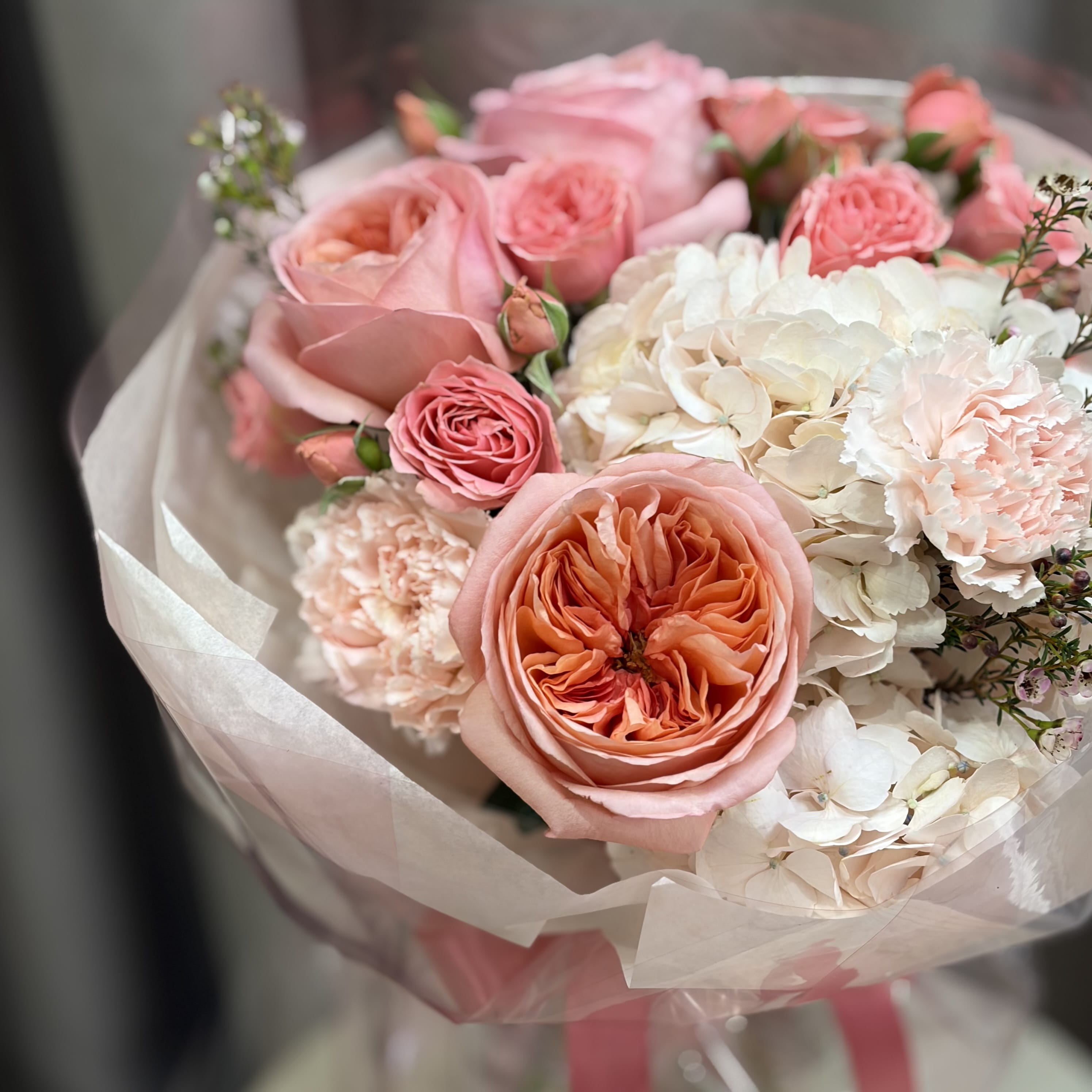 Букет «Персиковый восторг»