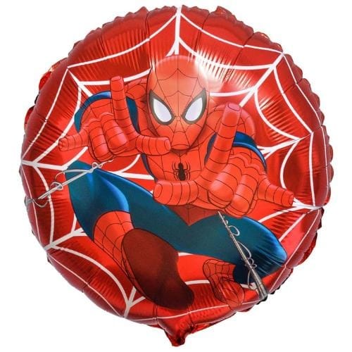 Шар (18''/46 см) Круг, Человек-Паук летящий