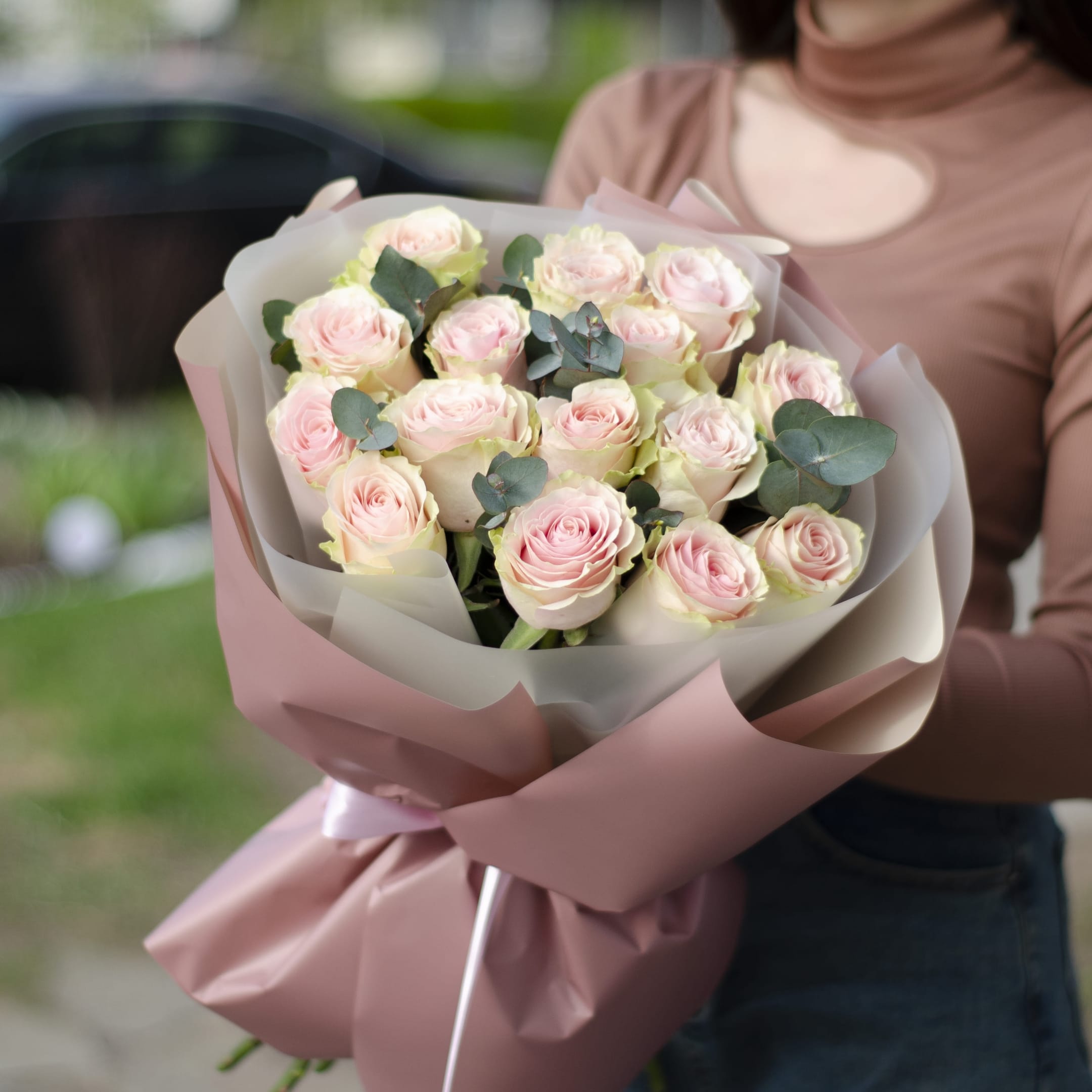 Букет "Нежно-розовый" 50