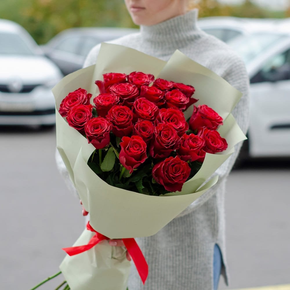 Букет роз "Оливия" 21 роза