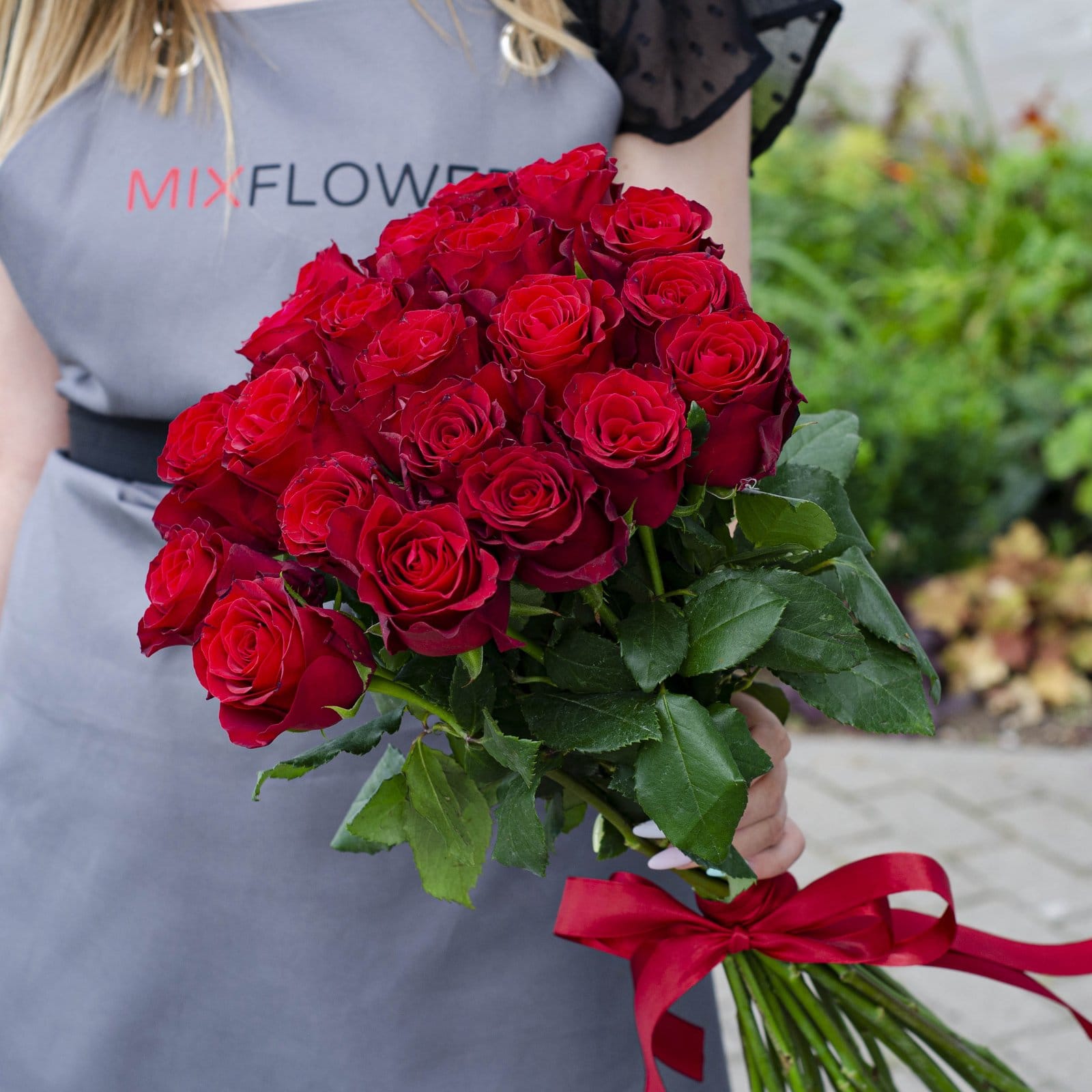 Букет роз "Мэри" 21 роза