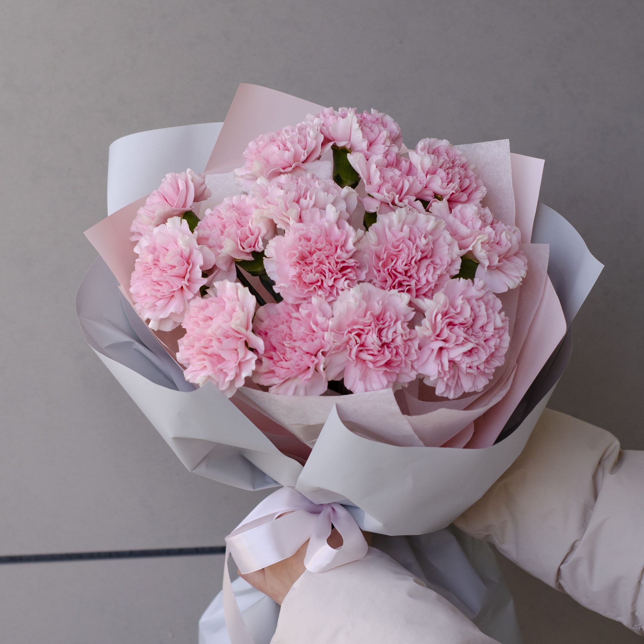 Букет гвоздик "Ажурный"