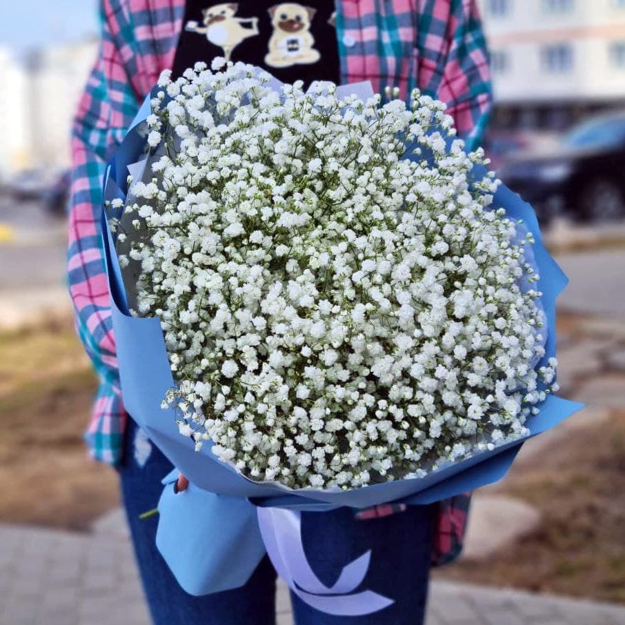 Букет из гипсофилы "Воздушный змей"