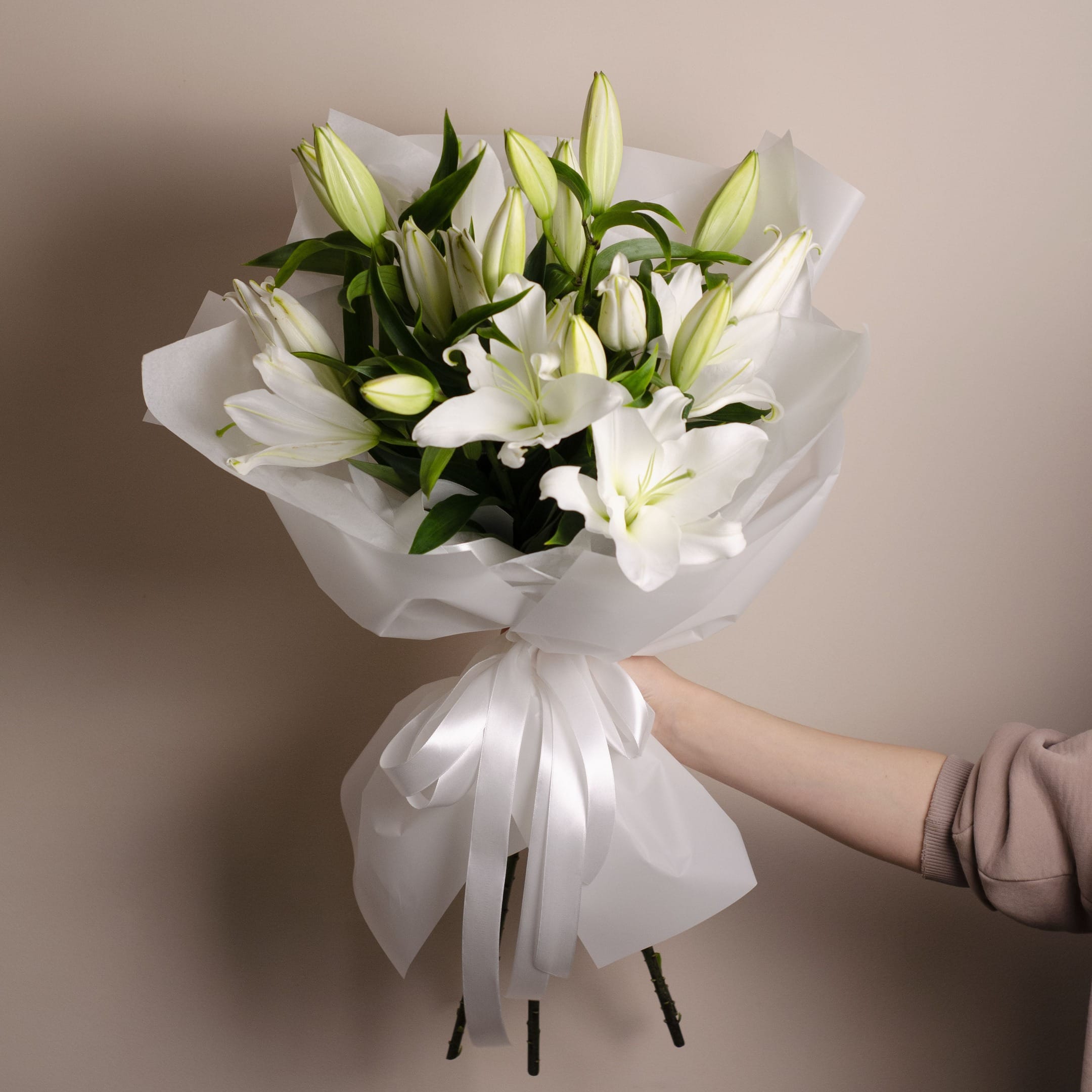 Букет лилий "Ослепительный"