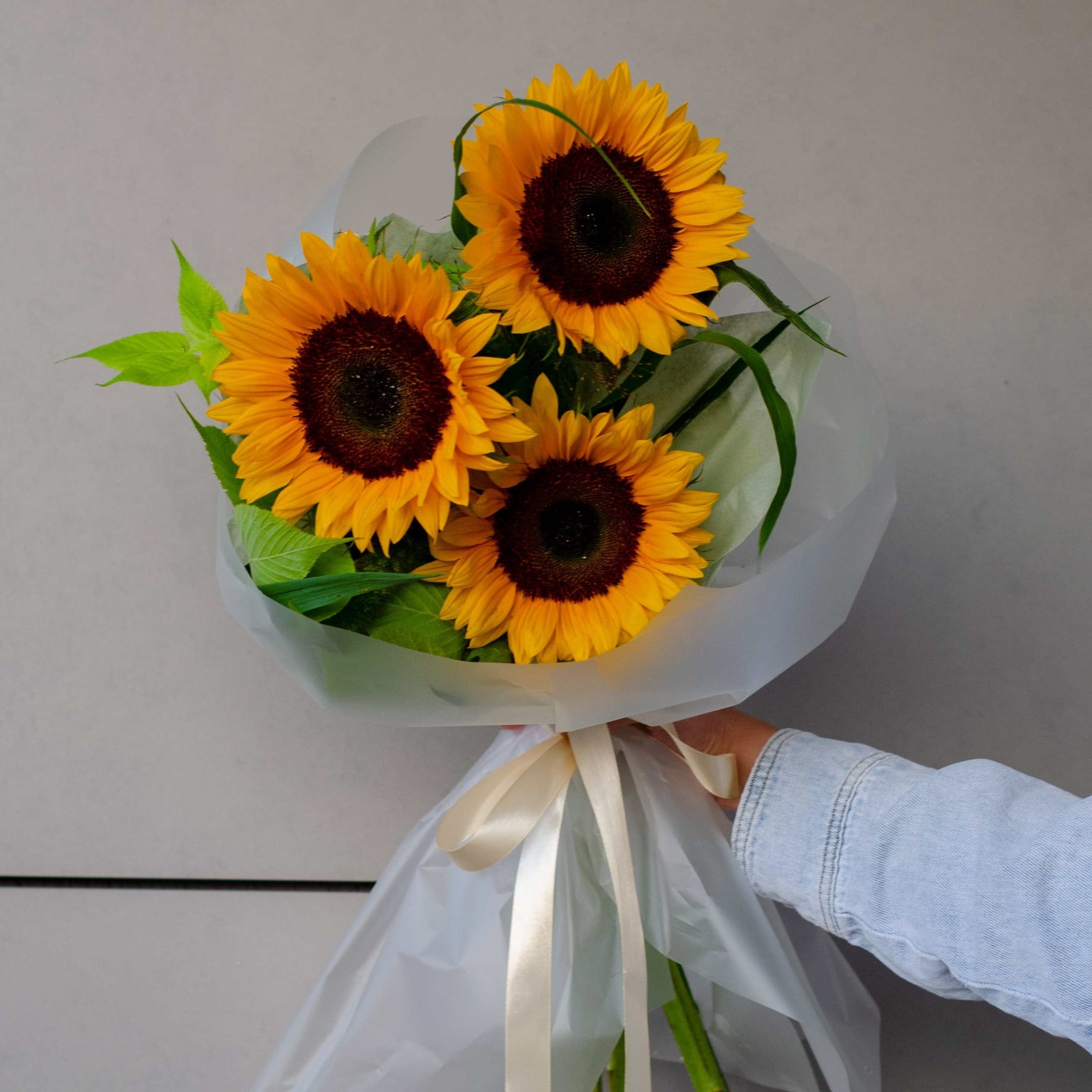 Букет подсолнухов "3 солнца"