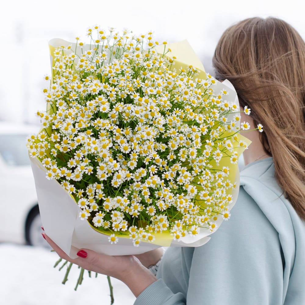 Букет из ромашек "Полевые мечты"