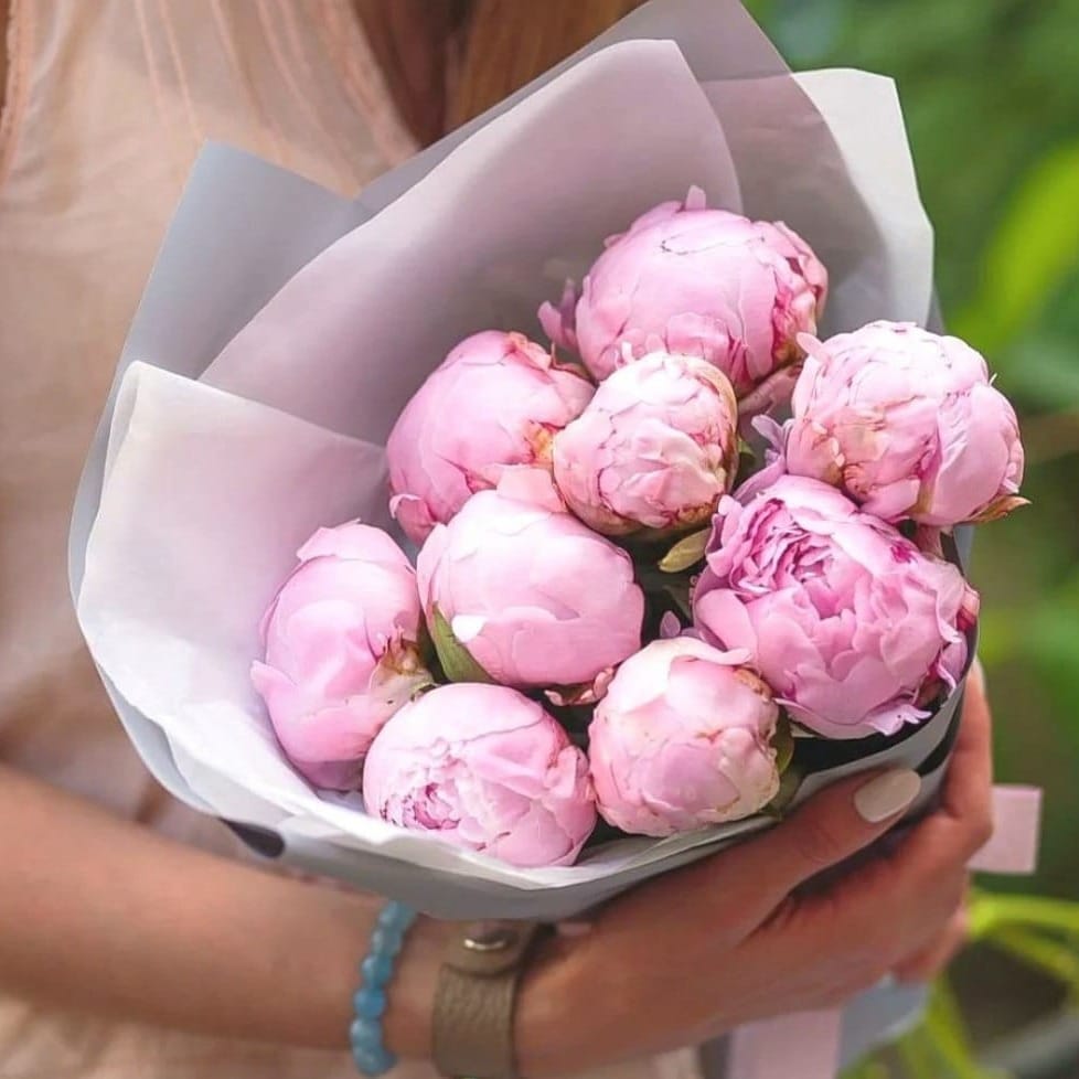 Букет из пионов "Счастье есть!"
