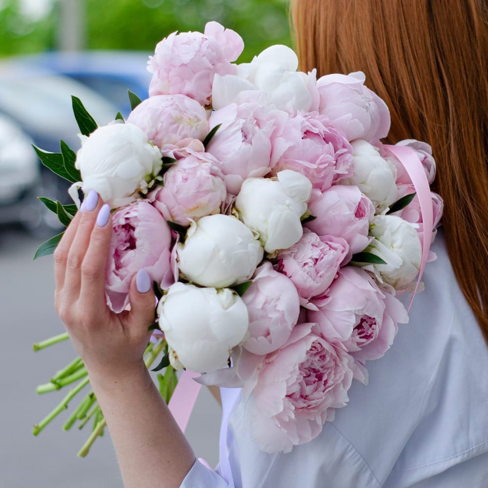 Букет пионов "Лав Стори"