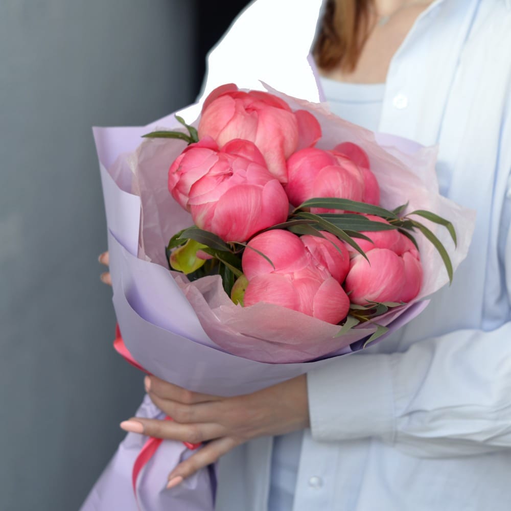 Букет пионов "Шарм"
