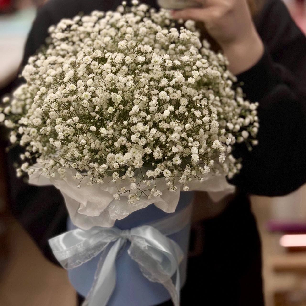 Гипсофила в коробке "Снежинка"