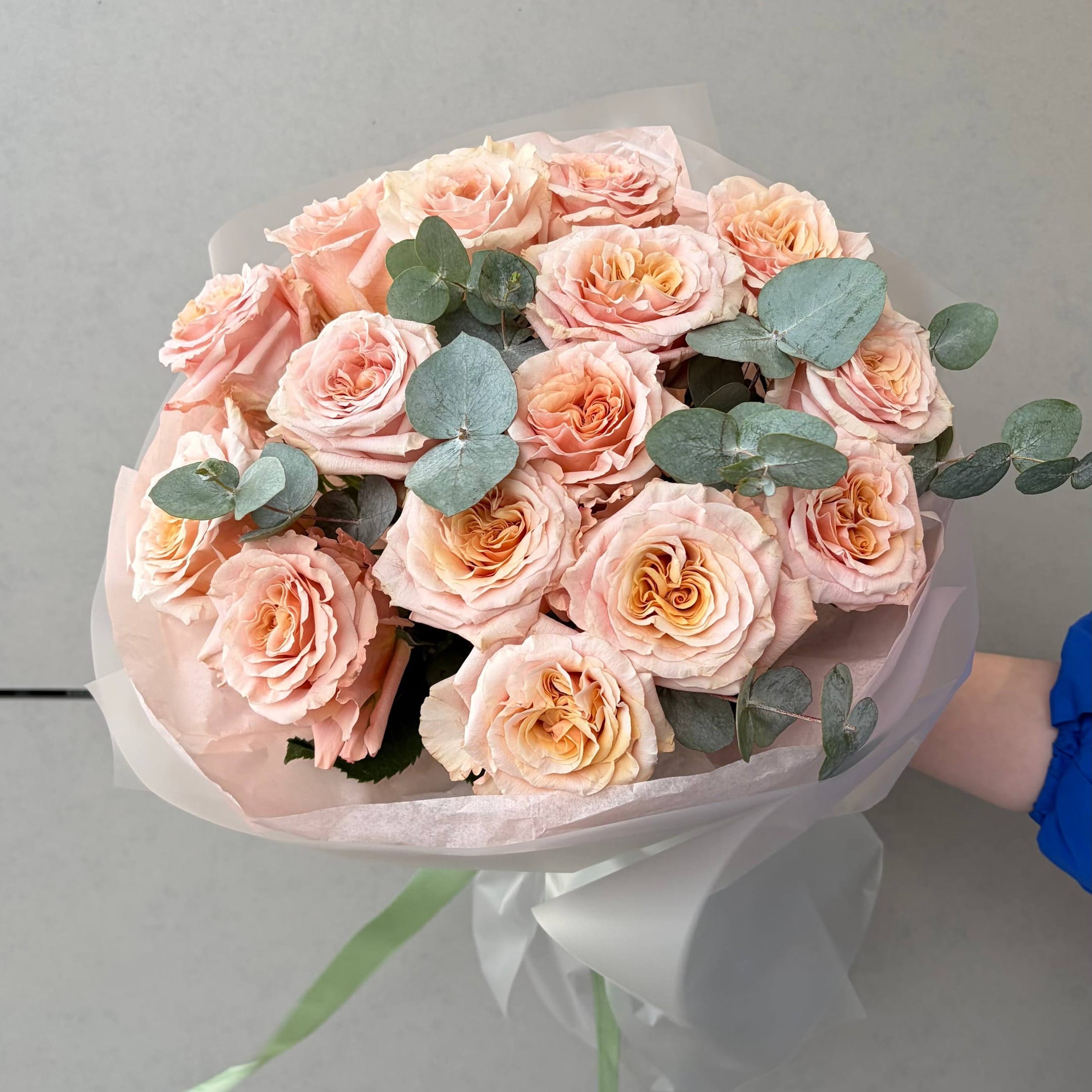 Букет роз "Сияние рассвета!"