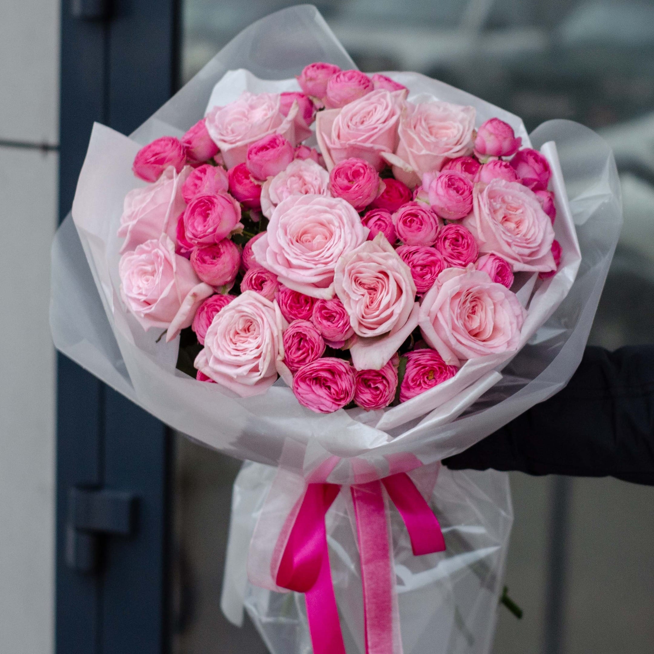 Букет «Розовое вино»