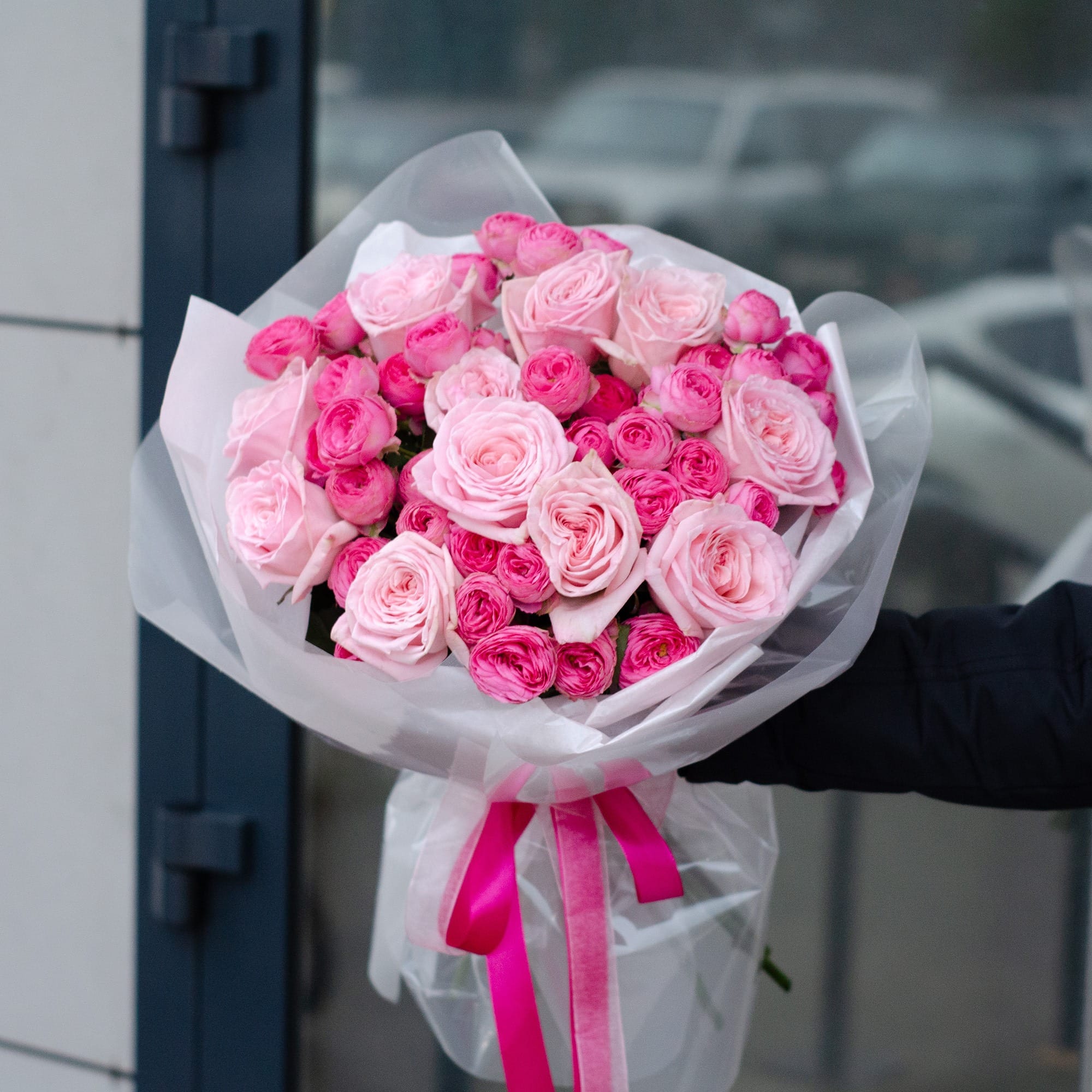 Букет «Розовое вино»