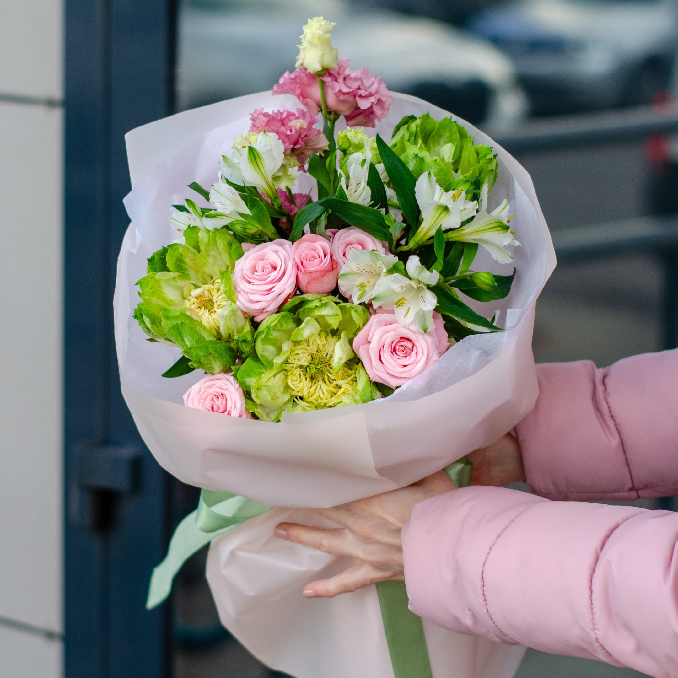 Букет "Романтичный поцелуй"