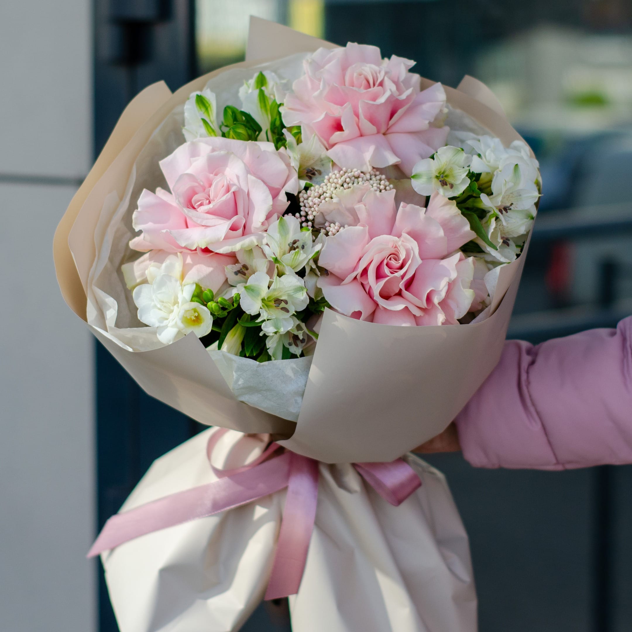 Букет "Розовый восторг"
