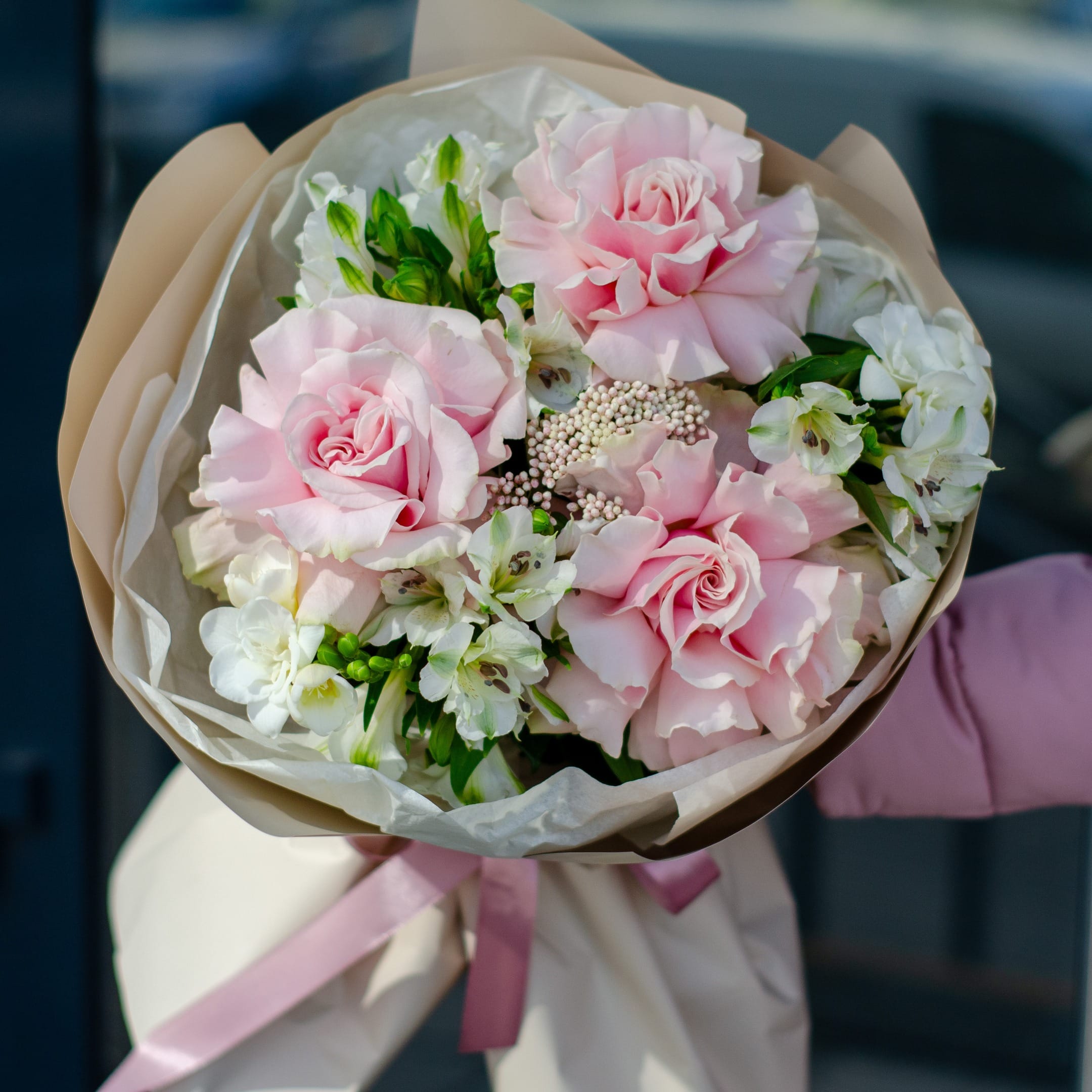 Букет "Розовый восторг"
