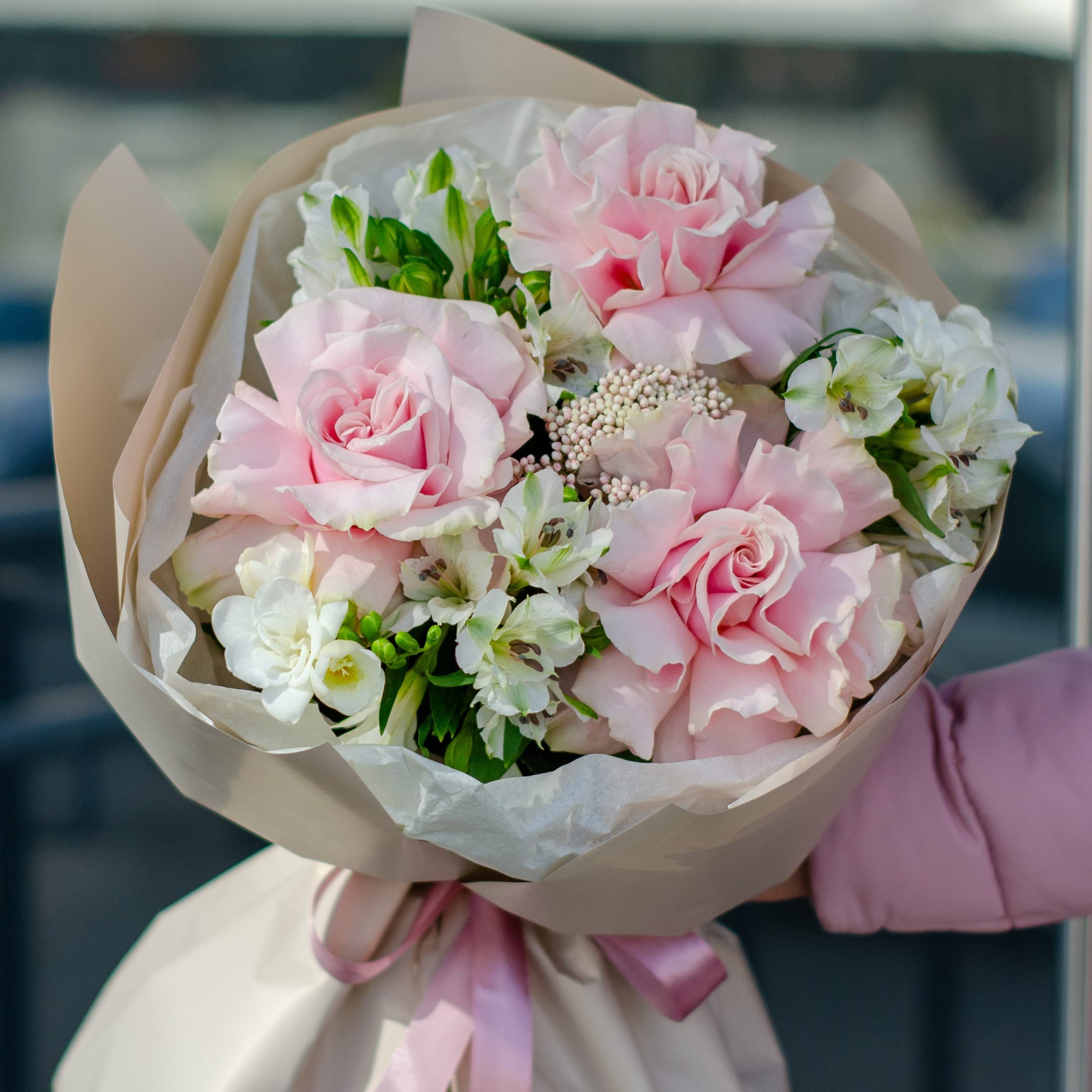 Букет "Розовый восторг"