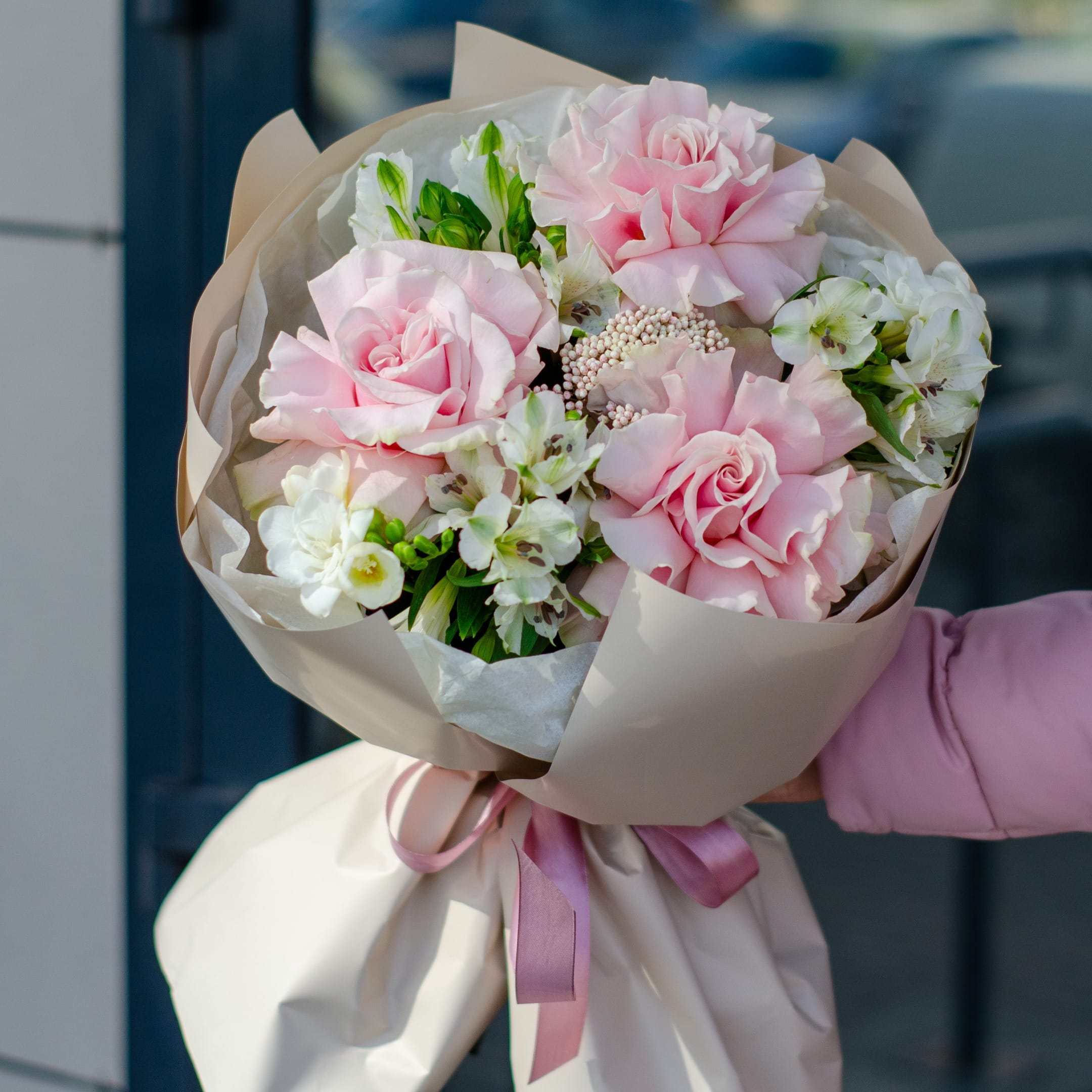 Букет "Розовый восторг"