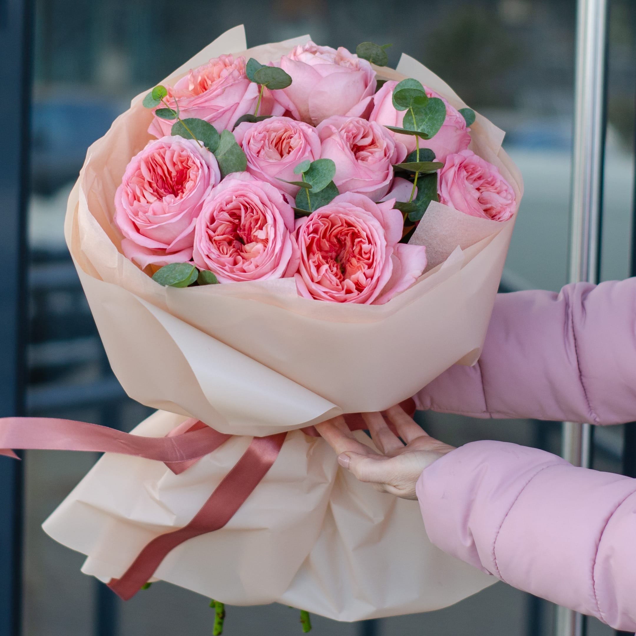 Букет "Розовый шёпот"