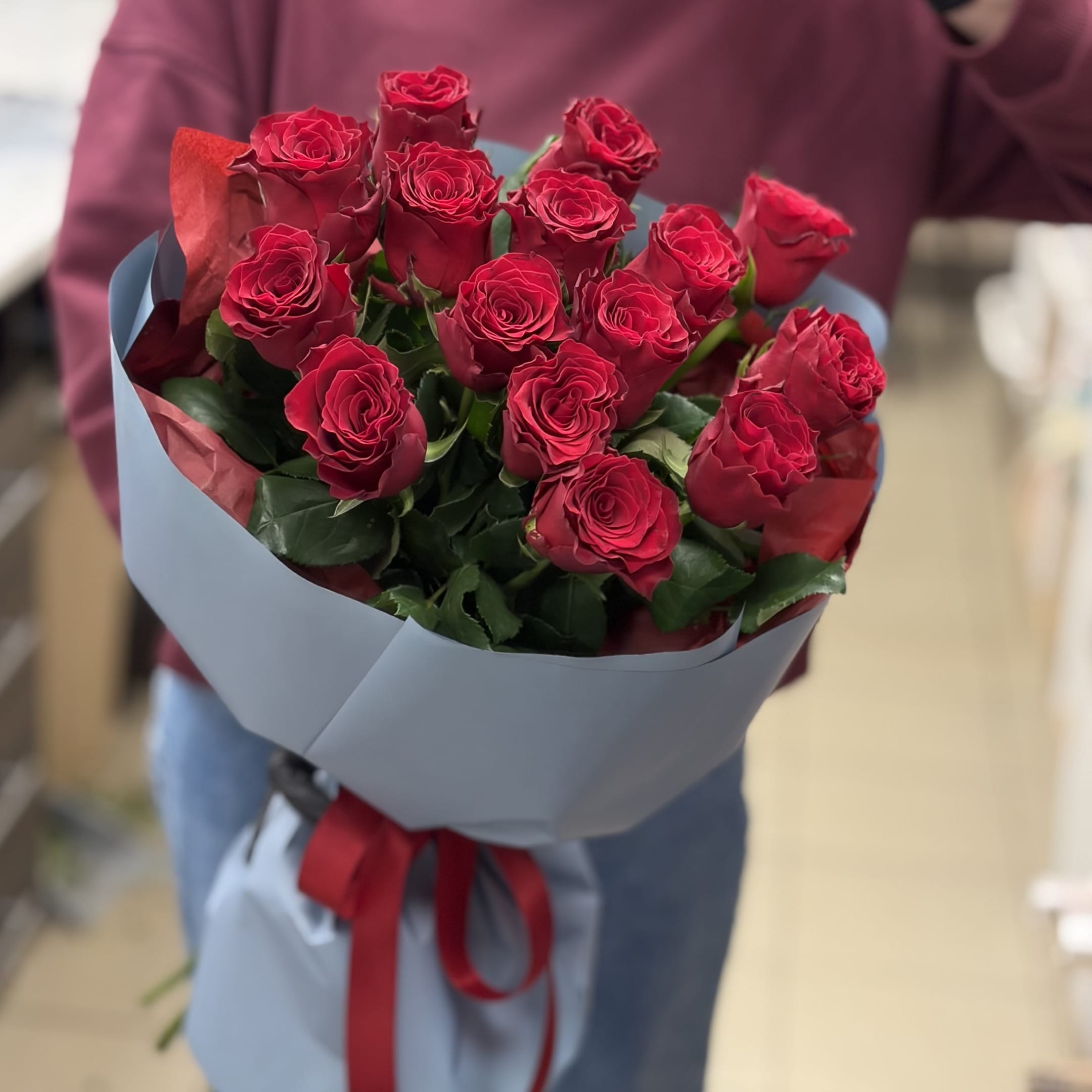 Букет кенийских роз "Мария"