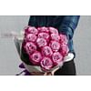 Букет из 15 роз Deep Purple в упаковке 15 роз