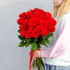 Букет роз "Бархат" 31 роза Эквадорские розы