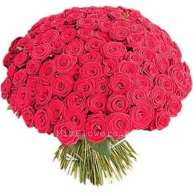 Букет роз "Big Red" 201 роза Эквадорская роза