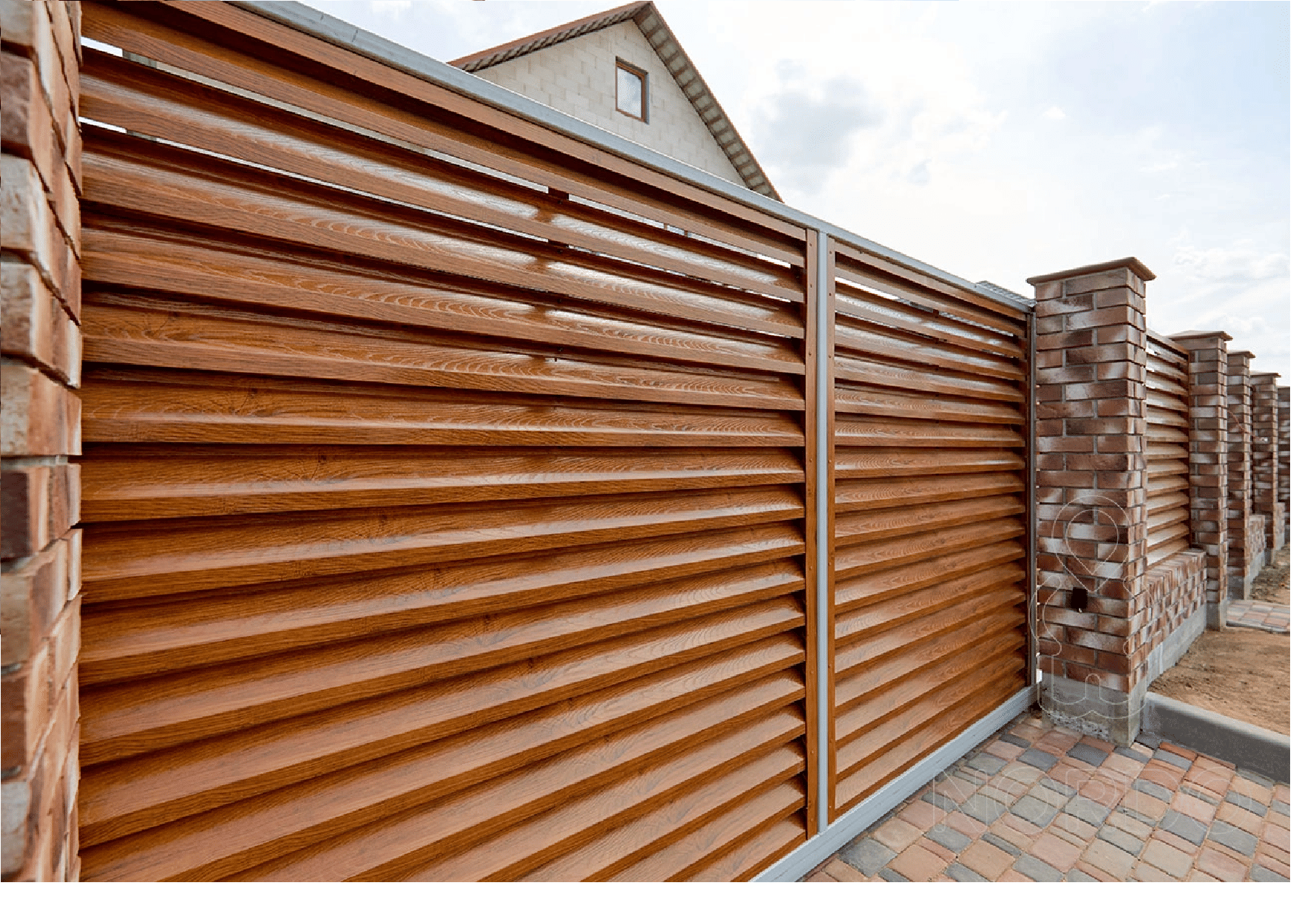 Забор Жалюзи МКтрейд ламель NORDO ULTRA PRINTECH