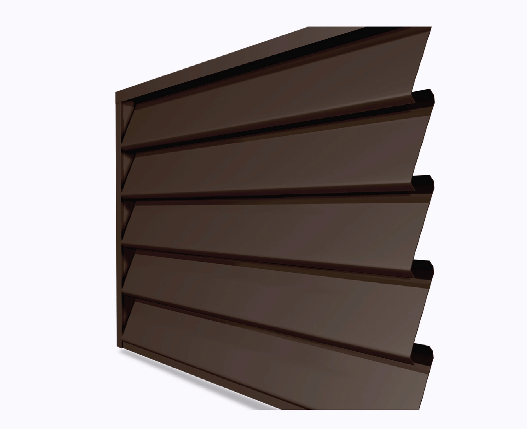 Забор Жалюзи МКтрейд ламель NORDO ALFA мат. двусторонний