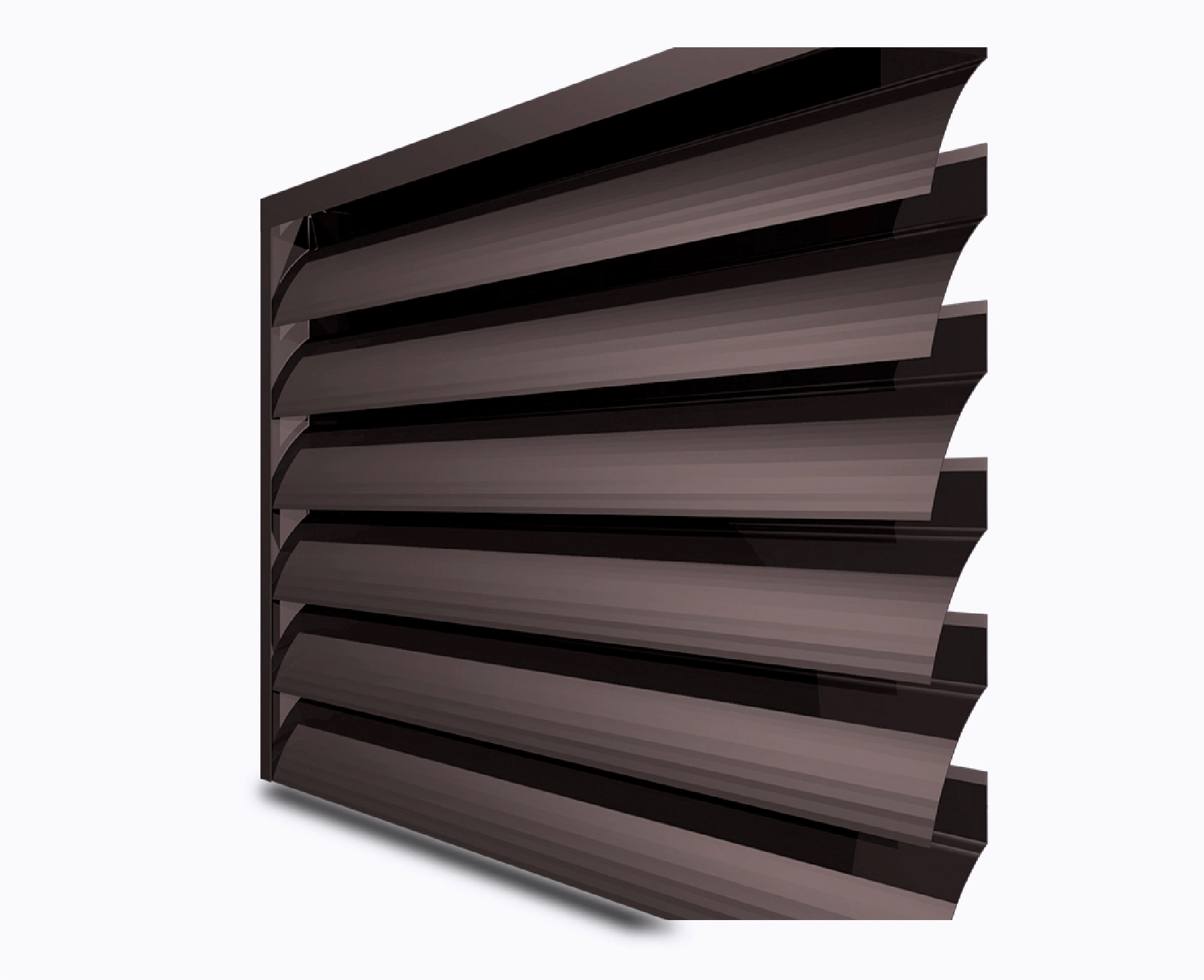 Забор Жалюзи МКтрейд ламель NORDO ROUND Матовый двусторонний