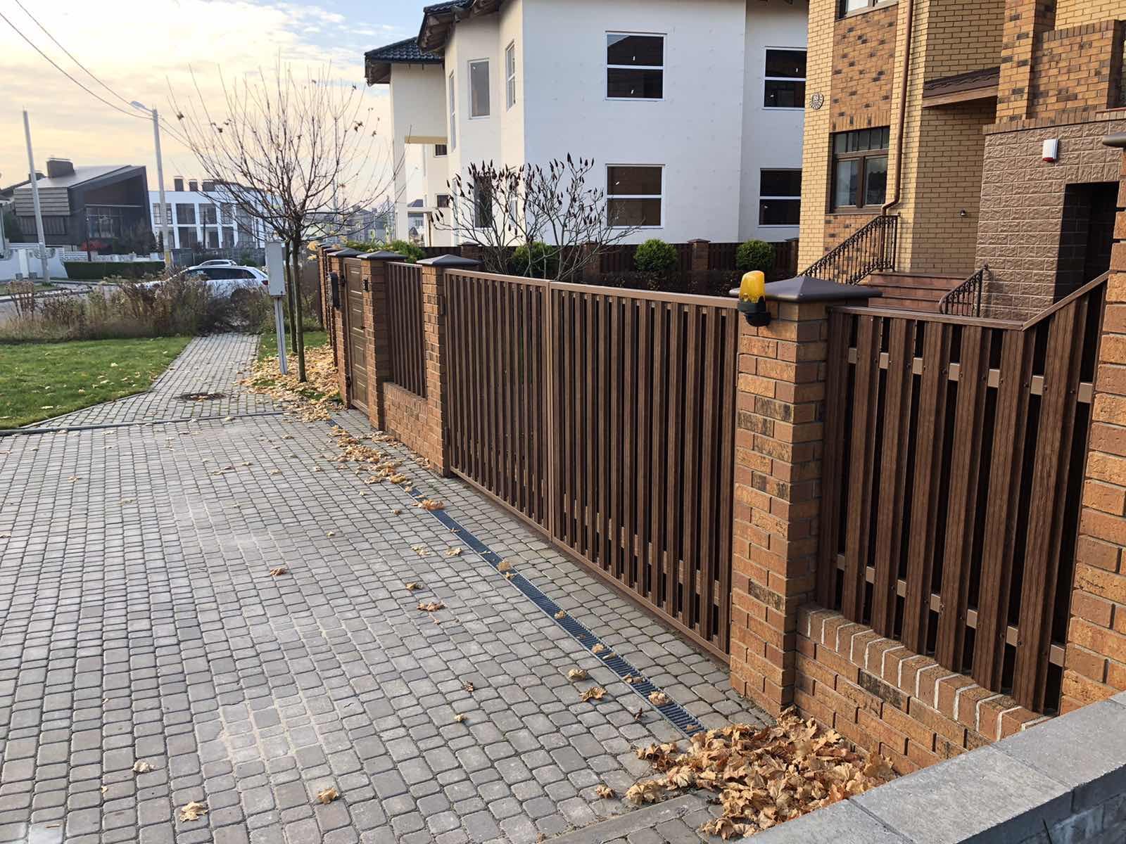 4,0х2,0 Распашные ворота Многоворот с заполнением на выбор Заказчка