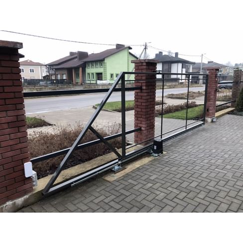 4х1,8 Каркас откатных ворот Собственное производство проем 4000х1800