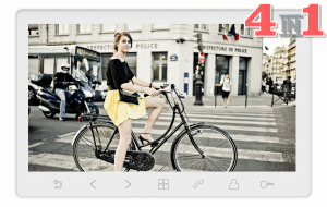 Видеодомофон TANTOS Amelie Slim HD SE (белый)