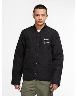 Куртка Nike Sportswear Swoosh Jacket Black Sz Large Куртка Nike Sportswear Swoosh Jacket Black Sz Large