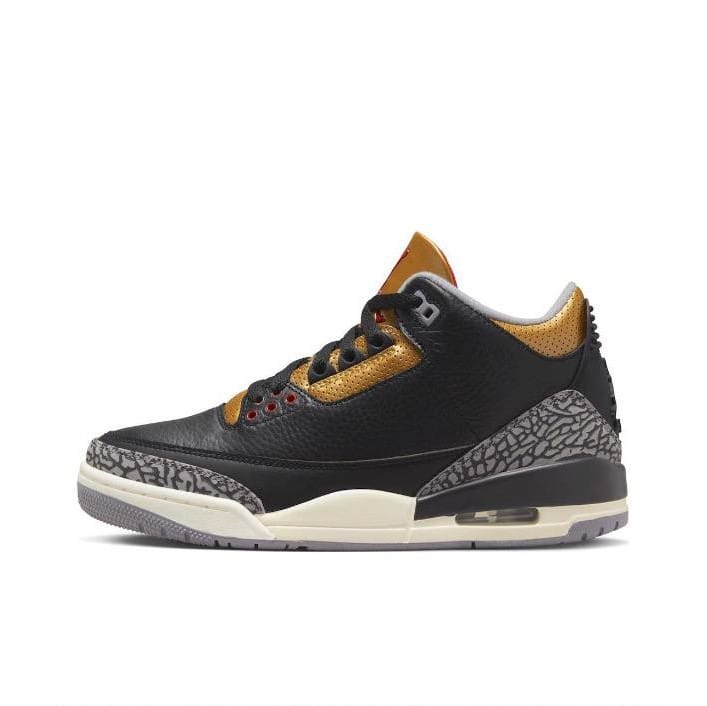 Кроссовки Jordan Air 3 Retro Black Gold