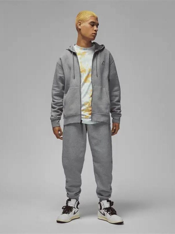 Худи Jordan M J ESS FLC FZ HOODIE GREY