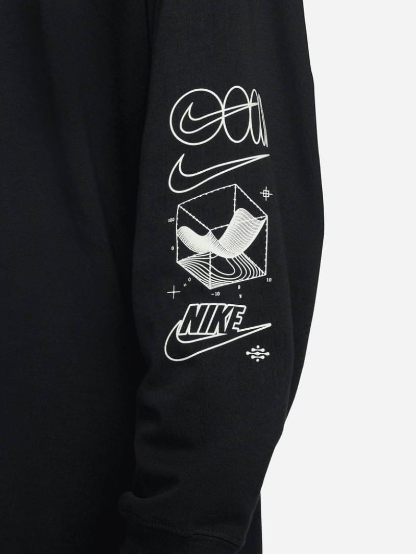 Лонгслив Nike Sportswear Long-Sleeve T-Shirt 'Black'