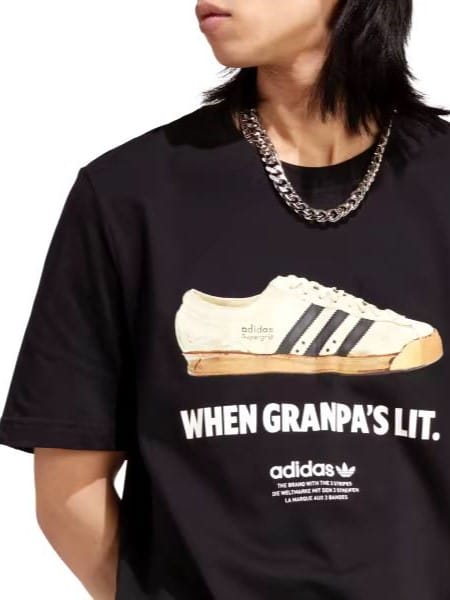 Футболка Adidas Originals Black Graphics New Age Tee