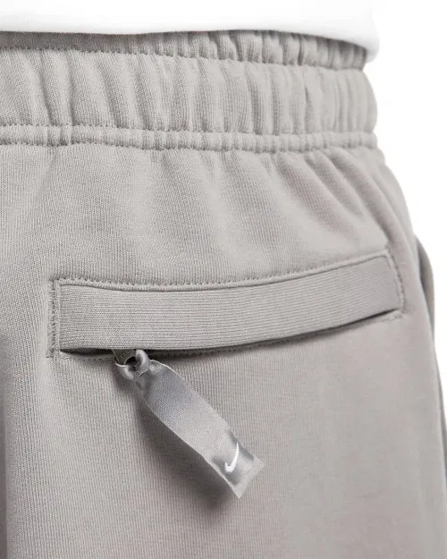 Шорты Nike Solo Swoosh French Terry Shorts Flat Pewter/ White