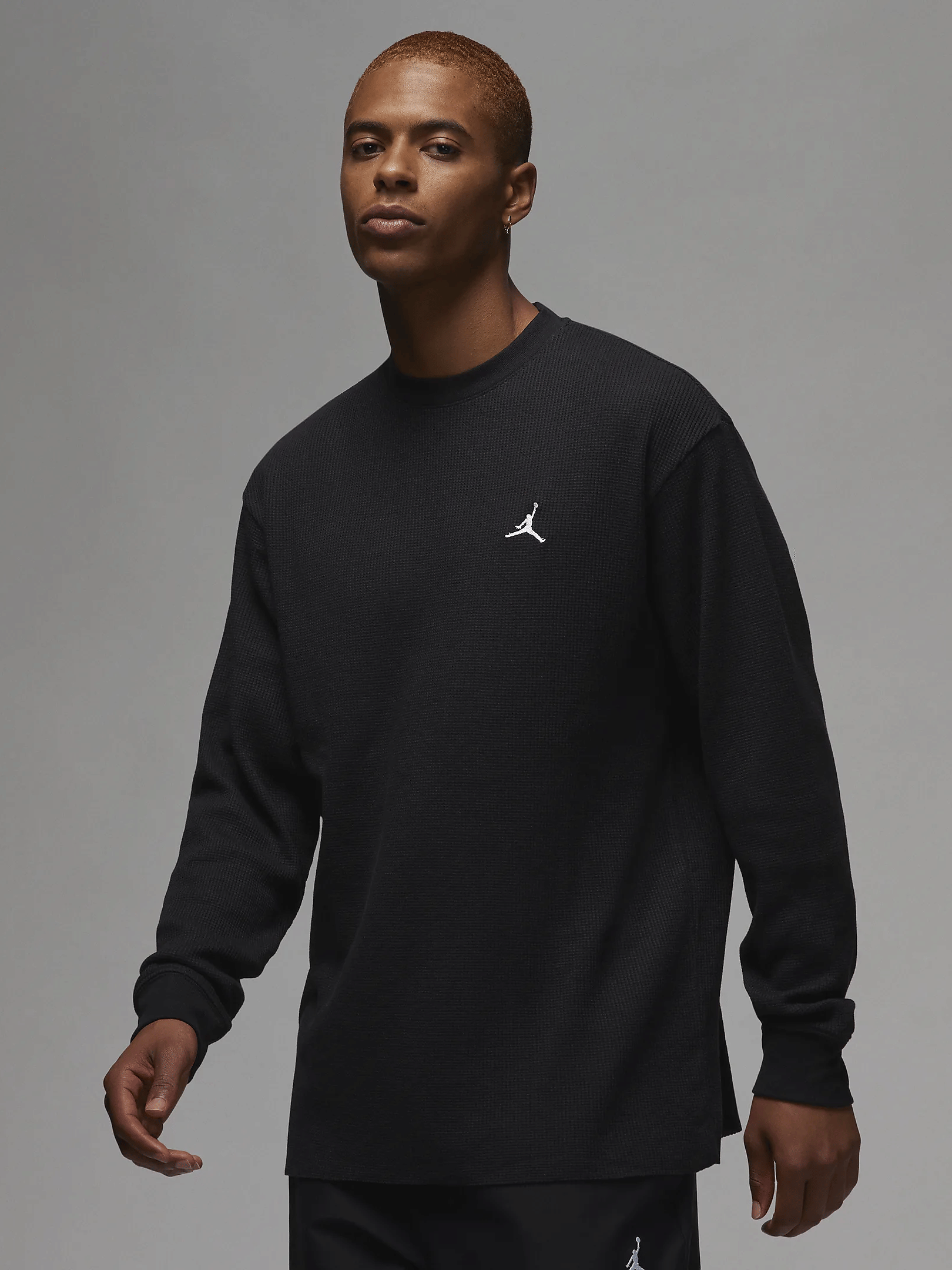 Свитшот Jordan Essentials Men's Waffle Knit Top Black