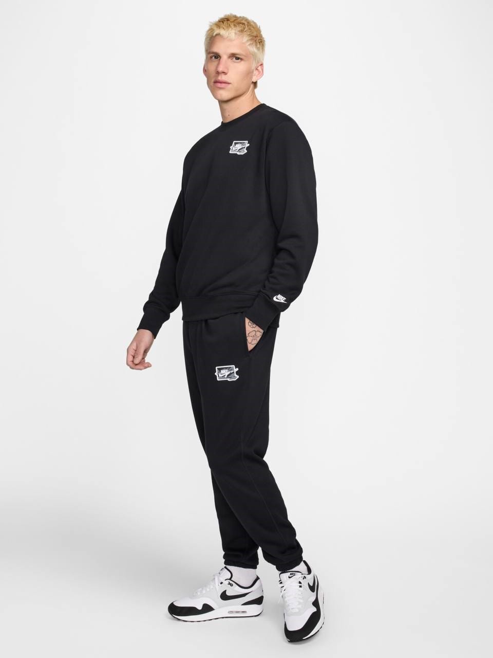 Брюки Nike M CLUB FT CUFF PANT BOLT
