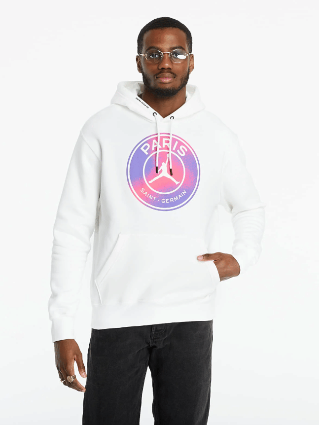 Худи Jordan x Paris Saint Germain Pullover Fleece Hoodie White