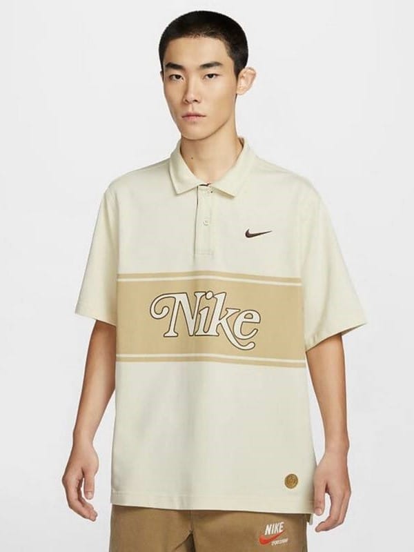 Футболка-Поло Nike Sportswear Graphic Polo Shirt 'Coconut White'
