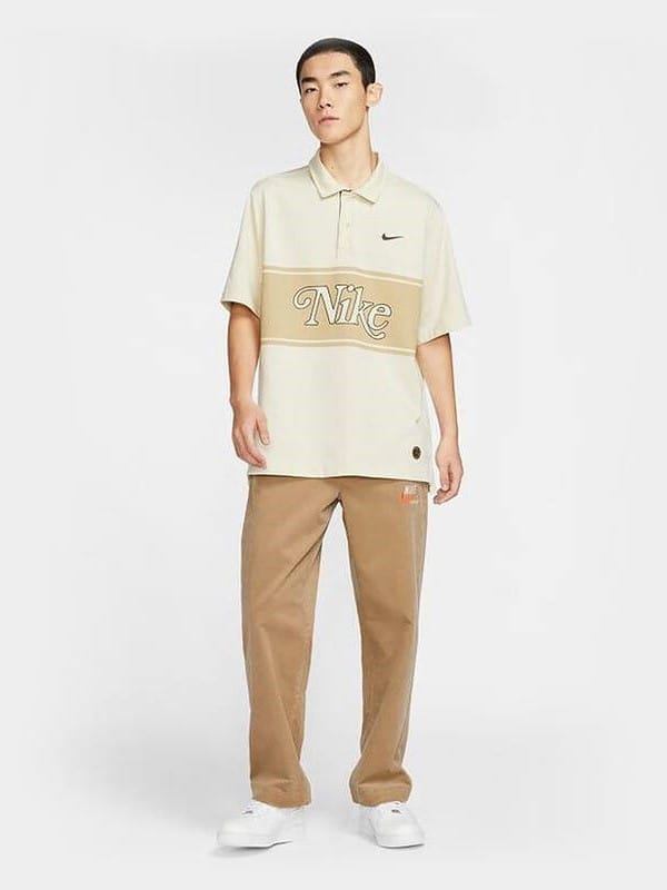 Футболка-Поло Nike Sportswear Graphic Polo Shirt 'Coconut White'